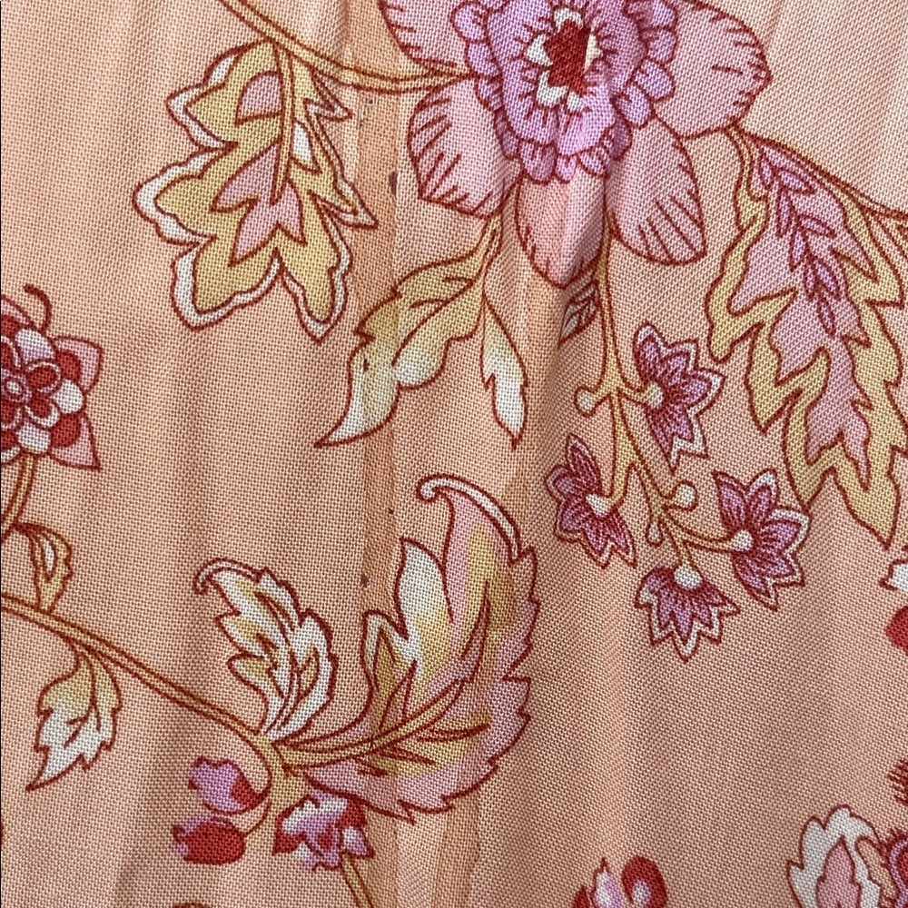 AAKAA|Boho Floral Festival Babydoll Dress withTassel Tie|Medium|GUC minor flaws* - Picture 5 of 8